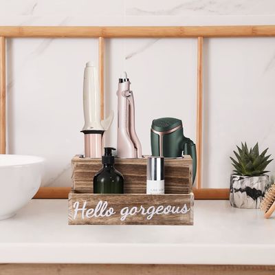 Gardez votre salle de bain propre sans effort avec ce porte-serviettes en bois