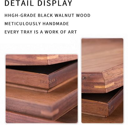 OEM ODM Accepté ensemble de plateaux en bois pour la livraison de bois personnalisé et rapide