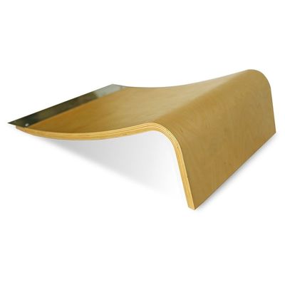 7.9" Rampe de lancement en bois brûlé pour vélos de planche à roulettes Rollers et voitures à roulettes Boîte en bois ordinaire