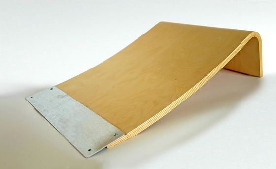 7.9" Rampe de lancement en bois brûlé pour vélos de planche à roulettes Rollers et voitures à roulettes Boîte en bois ordinaire