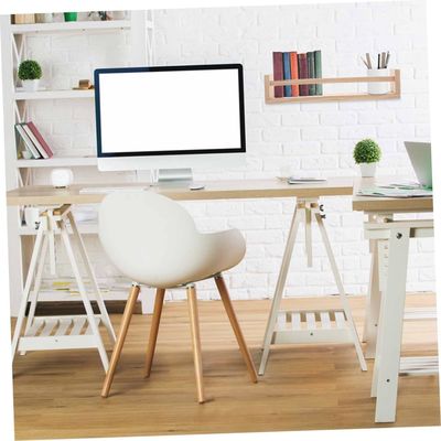 Logo personnalisé Étagère suspendue en bois pour livre et pot de fleurs Conception économe en espace