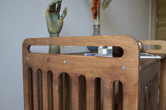 Cabine à l'intérieur doit avoir économiser de l'espace avec la démolition de luxe meubles en bois caisse de chien