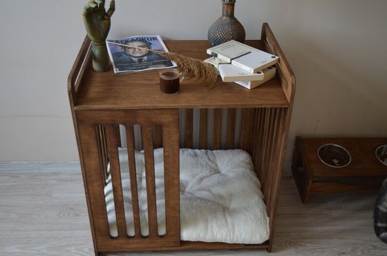 Cabine à l'intérieur doit avoir économiser de l'espace avec la démolition de luxe meubles en bois caisse de chien