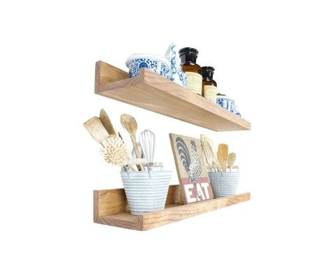 Logo personnalisé Acceptable étagère flottante en bois pour une décoration de maison exquise