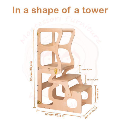 Modèle de chaise d'apprentissage gratuite pour table et tour d'activités pour enfants