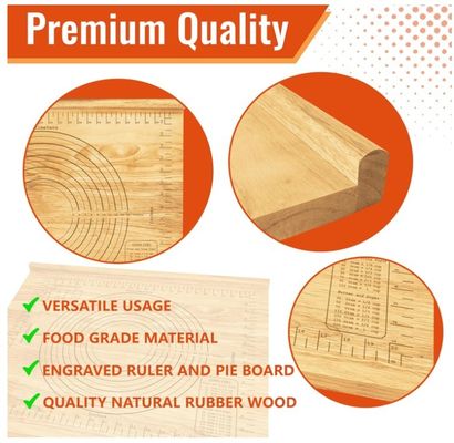 Plaque de pâtisserie en bois 24x20 Plaque de tricotage avec mesures Taille commune ou personnalisée