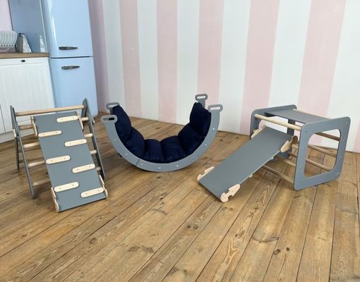 Montessori montée ensemble pour les tout-petits montée triangulaire intérieure dans votre choix de couleur