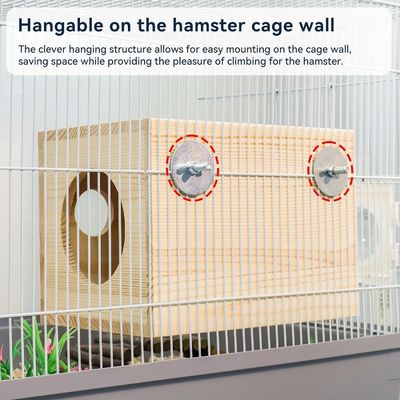 Cache pour petits animaux en bois avec un motif solide à un coût abordable