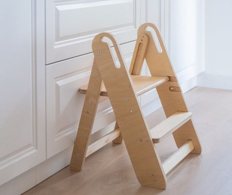 Économisez de l' espace en bois salle de bain enfants tabouret tabouret pas pour les enfants et les adultes Comme votre demande