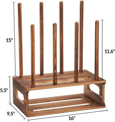 Couleur de l'organisateur du porte-chaussures en bois rustique