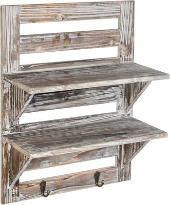 Meubles de salon moderne Étagères montées sur le mur en bois Logo personnalisé en grande quantité