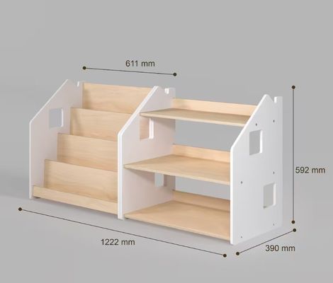 Mobilier Montessori de design moderne avantage en quantité élevée pour les bibliothèques de la maternelle