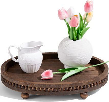 Design sur mesure plateau décoratif en bois pour la cuisine et la table à manger dans le style rustique