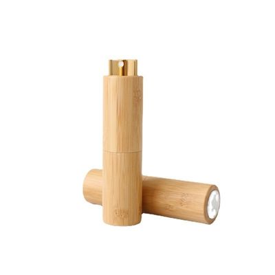 Emballage cosmétique Parfum à l'huile essentielle Spray bouteille en bois Bamboo Bouteille d'emballage personnalisée
