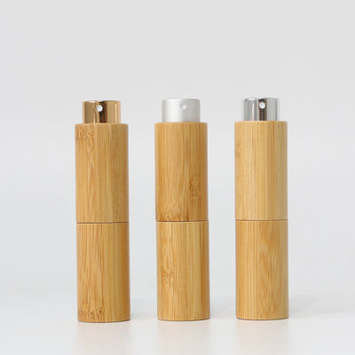 Emballage cosmétique Parfum à l'huile essentielle Spray bouteille en bois Bamboo Bouteille d'emballage personnalisée