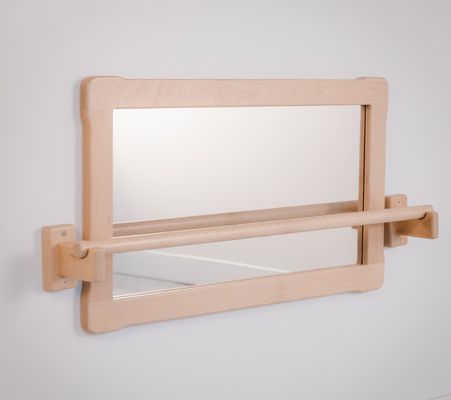 Montessori Grand miroir et longue barre en bois économiser de l'espace pour l'occasion de l'année chinoise