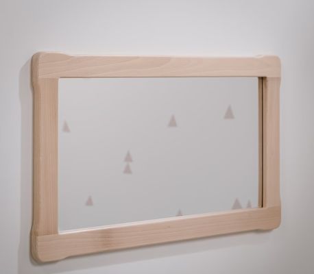 Montessori Grand miroir et longue barre en bois économiser de l'espace pour l'occasion de l'année chinoise