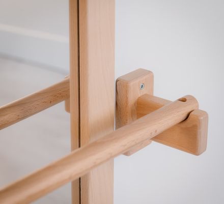 Montessori Grand miroir et longue barre en bois économiser de l'espace pour l'occasion de l'année chinoise
