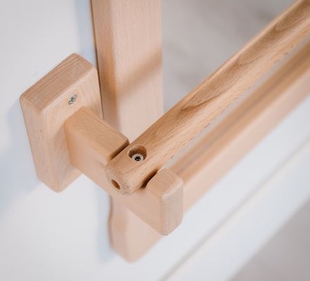 Montessori Grand miroir et longue barre en bois économiser de l'espace pour l'occasion de l'année chinoise