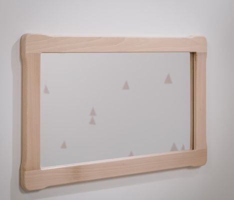 Montessori Grand miroir et longue barre en bois économiser de l'espace pour l'occasion de l'année chinoise