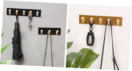 Plaque de fer à clés rustique montée sur le mur pour immeuble de bureaux 7,75" L x 7,75" L x 48,5" H