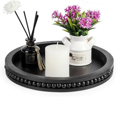 Plateau décoratif en bois pour la table basse et la pièce maîtresse de la ferme