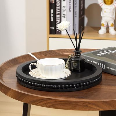 Plateau décoratif en bois pour la table basse et la pièce maîtresse de la ferme