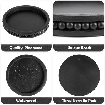 Plateau décoratif en bois pour la table basse et la pièce maîtresse de la ferme