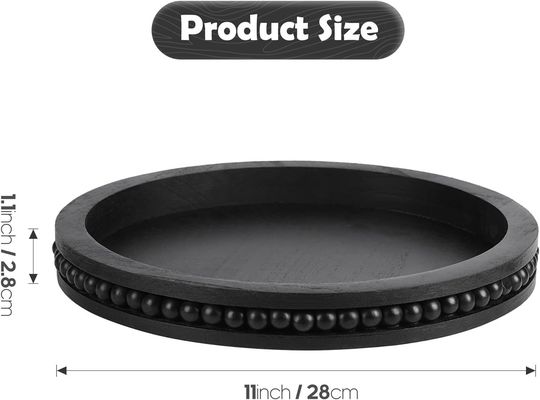 Plateau décoratif en bois pour la table basse et la pièce maîtresse de la ferme