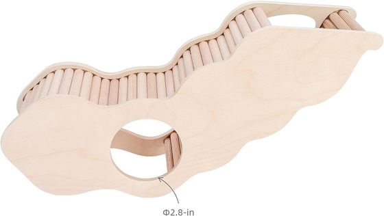 Exemple de maison de hamster en bois gratuit avec échelle d'escalade et tunnel secret