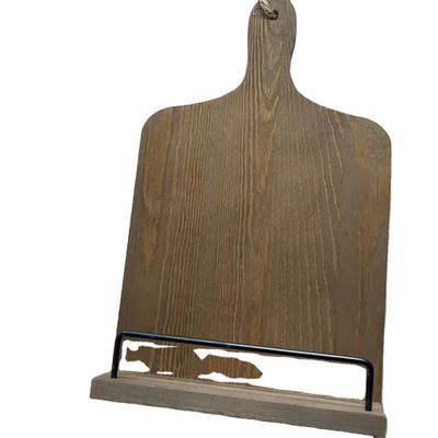 Livre de recettes en bois blanc pour le comptoir de cuisine