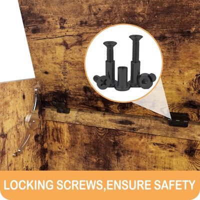 Boîte de rangement d'entrée en bois pour le salon Logo personnalisé Boîte de rangement de jouets acceptable