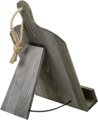 Porte-livres de recettes en bois rustique réglable et pliable pour le stockage de la cuisine