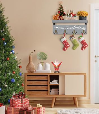 Porte-clés en bois personnalisé, monture murale, porte-clés.