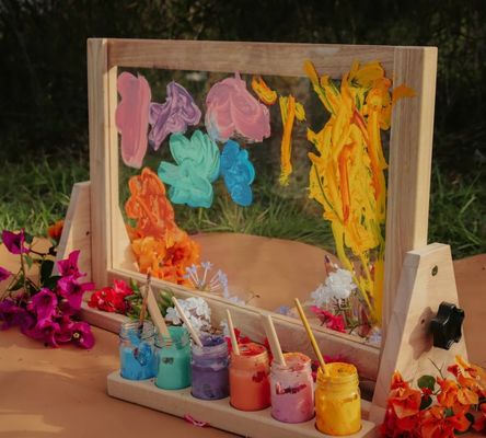 Charge d'échantillonnage et impression 4 en 1 échafaudage de table en bois pour les résultats d'échantillonnage professionnels