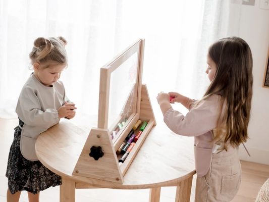 Charge d'échantillonnage et impression 4 en 1 échafaudage de table en bois pour les résultats d'échantillonnage professionnels