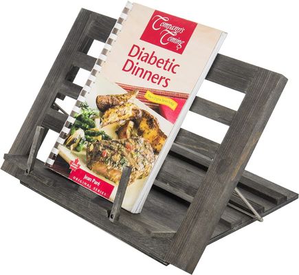 Rack pliable de taille personnalisée pour le livre de recettes de lecture réglable