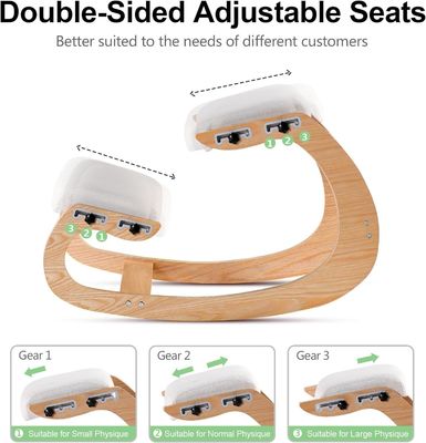 Magasins de cadeaux Améliorez votre posture avec un siège incliné fauteuil ergonomique en bois