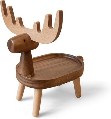 Plateau de chargement en bois décoratif pour la maison avec une forme personnalisée 7,75 "L x 7,75"W x 48,5"H