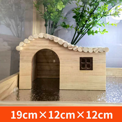 Cadeau artisanal Lit d'animal industriel maison de hérisson en bois pour l'escalade