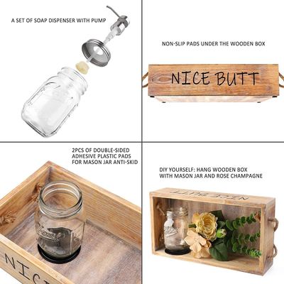 Plateau industriel en bois pour le stockage du pain, des fruits et de la décoration intérieure