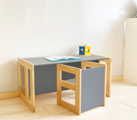 Économie d'espace et chaise de table Montessori fonctionnelle pour meubles de chambre pour enfants