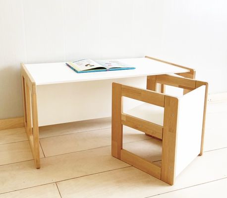 Économie d'espace et chaise de table Montessori fonctionnelle pour meubles de chambre pour enfants