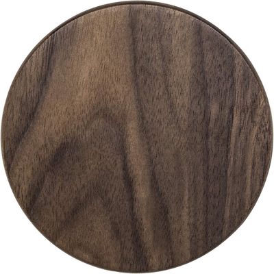 Coupe détenteur tapis 4 pouces de bambou naturel Eco-amicaux sous-vêtements en bois avec porte-métal