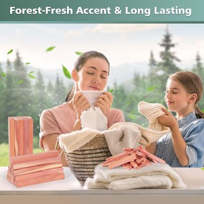 Organisez vos placards et vos tiroirs avec des blocs de cèdre aromatique de taille commune ou sur mesure