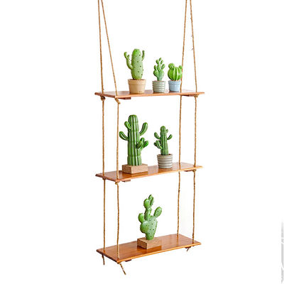 Avantages en quantité élevée Étagère flottante en bois massif moderne pour votre bureau