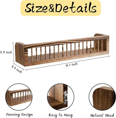 Étagères flottantes en bois personnalisables pour la chambre à coucher