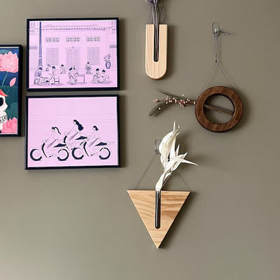 Station de propagation de style de design moderne pour planteur de murs en bois et décoration intérieure