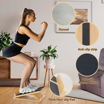 Planche à inclinaison réglable pour l'étirement du mollet et la souplesse de la cheville