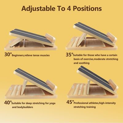 Planche à inclinaison réglable pour l'étirement du mollet et la souplesse de la cheville